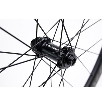 China KONTAX Mountain Bikes Carbon Fiber Wheel Set Mountain Bike Wheel 35mm Width U Shape 20mm Bicycle Wheelset for sale