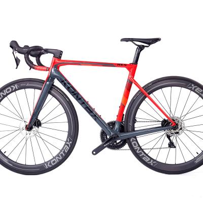 China 2022 New Design Full Carbon Fiber Bike SHIMANO 22 Speed ​​Lightweight Element Traces Road Bike for sale