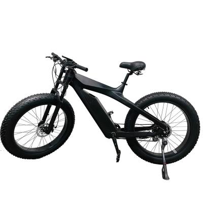 China Cool Design MTB Full Carbon Ebike 48V1000W Mountain Bike Full Carbon Fiber KONTAX Off-Road Black Electric Bike for sale