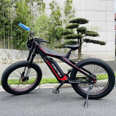 China Customized 13Ah Carbon Fiber KONTAX EU Warehouse E Bike China Manufacturer Electric Cycle 48V 1000W Electric Bicycle Mountain Bike for sale