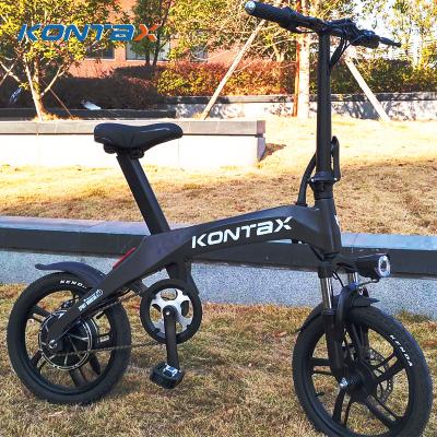 China Wholesale KONTAX carbon fiber 14 inch mini carbon fiber electric bike for sale for sale