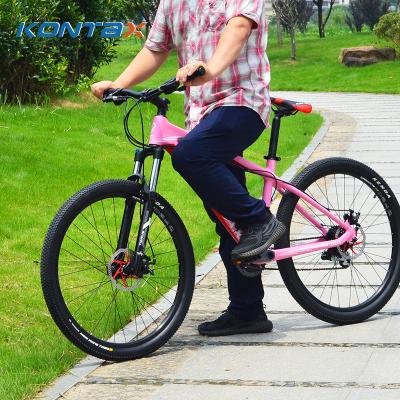 China Carbon Fiber KONTAX 26.5 Inch Carbon Fiber Bike Pink XC Mountain Bike Adult Bicycles for sale