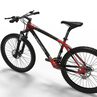 China Street Kontax 26 Inch Full Carbon Fiber Frame Mountain Bike With Shimano Hydraulic Disc Brakes for sale