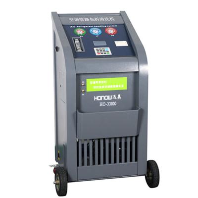 China Full-automatic hot sale AC system automatic refrigerant machine a/c recovery portable cleaning unit HO-X800 for sale