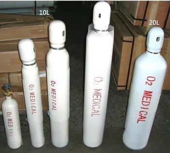 China ISO Tped High Pressure Seamless 40L Empty Medical Oxygen Gas Cylinder for Peru India for sale