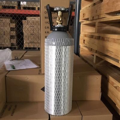 China 5 Lb. Aluminum CO2 Cylinder with Cga 320 Valve for sale