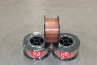 China 0.8mm Gas Protection Copper Coated MIG CO2 Er70s-6 Welding Wires for sale