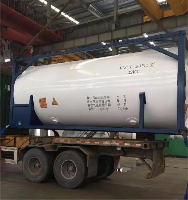 China High Purity Refrigerant Gas R134A ISO Tank for sale