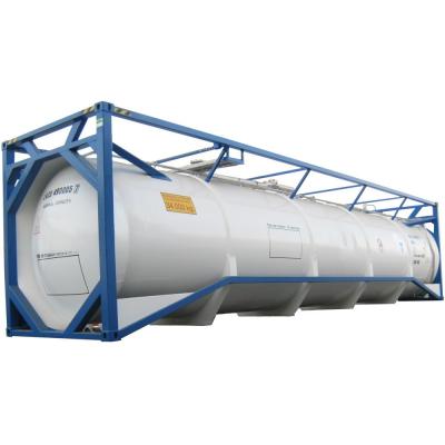 China 20FT Stainless Steel Liquid Oxygen Vacuum Gas Storage ISO Tank Container for Transport for sale