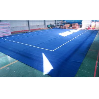 China 10*16*0.1m / 12*18*0.1m Martial Competition Professional Wushu Art Floor Workout Mat For Field 12*18*0.1m / 10*16*0.1m for sale