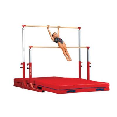 China Kip Uneven Junior Training Bar Steel Gymnastics Bars For Home Uneven Bars Gym Adjustable Solid Steel Indoor Equipment for sale