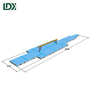 China Professional Gym Gymnastics Equipment Balance Beam Landing Mat For Training for sale