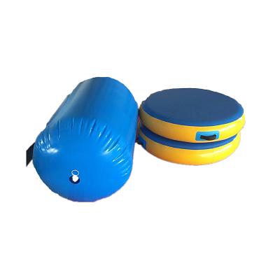 China High Quality PVC Competition Air Barrel Track Cylinder Roller Inflatable Gymnastic Air Mat for sale