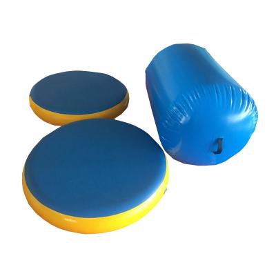 China Competition Mat Air Roller Air Barrel Inflatable Gymnastic Tumbling Roller For Home USE for sale