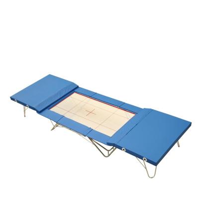 China Professional Fitness Trampoline Hige Grade Indoor Long Tumbling Trampoline For Competition 910 x 305 x115 cm for sale