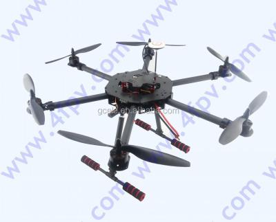 China HIGH QUALITY RC Hobby! GF-H600 Six-axis Carbon Fiber Folding Hexacopter FPV RC Airplanes Multicopter Sight 600mm 700mm NEW for sale