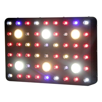 China Seed Seeding High PPFD Hydroponic Plant Grow Lamp VEG Convex Glass Lens Sowing Flower Growing Crees 600w COB Full Spectrum LED Grow Lights for sale