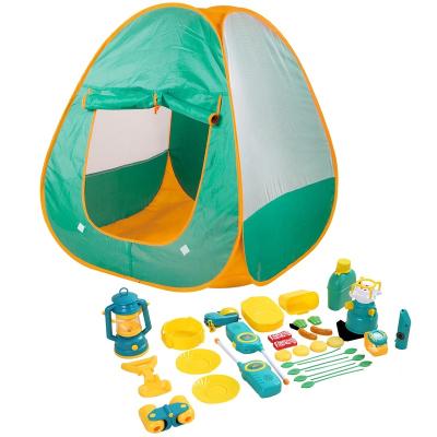 China Play Pretend Toy Camping Gear Tool Play Pretend Pack For Kids Camp Outdoor Indoor Set for sale