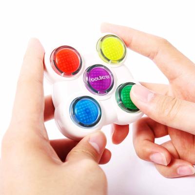 China Beat-a-mole 5 Buttons Colored Easy Machine Other Memory And Concentration Educational Beat-a-mole Training Toys for sale