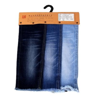 China Blue Cotton Recycled Polyester Denim Fabric D23B1346S Shrink-Resistant for sale