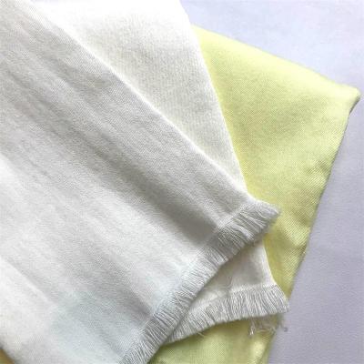 China Shrink-Resistant White Solid Color Organic Cotton Polyester Blend Fabric For Dress for sale