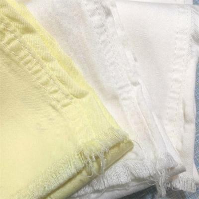 China Shrink-Resistant Denim Fabric Sports White Organic Cotton Fabric For Gatment Pants for sale