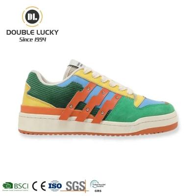 China Cushioning Custom Shoe Makers Skateboarding Lucky New Style Sneaker Custom Logo Comfortable Mens Sports Retro Double Double for sale