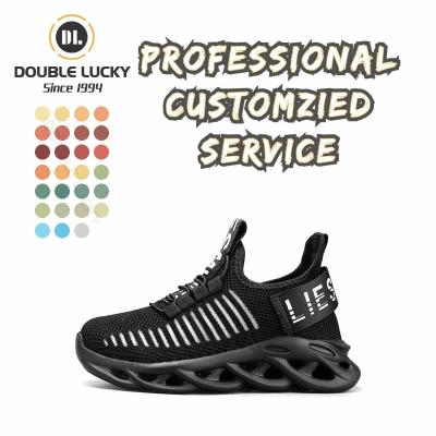 China Lucky Zapatos Para Ninos Wholesale Double Kid Shoe Summer Waterproof Children Shoes Breathable Children Sport Shoes for sale