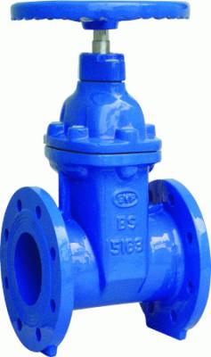 China PN10 DIN 3352 F4 Flanged Resilient Seated Gate Valve for sale