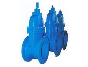 China 2.5MPa Soft Seated Gate Valve , Dark Bar Resilient Seal Gate Valve for sale