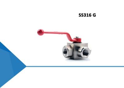 China Edelstahl-hydraulisches Kugelventil Faden SS316 G für Öl zu verkaufen