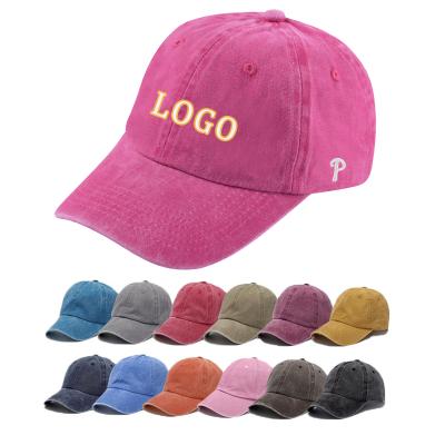 China breathable & waterproof breathable & 6 Panel Retro JAKIJAYI Fashion Design Dad Hat Wholesale Adjustable Embroidered Custom Embroidery Wash Waterproof Baseball Cap for sale