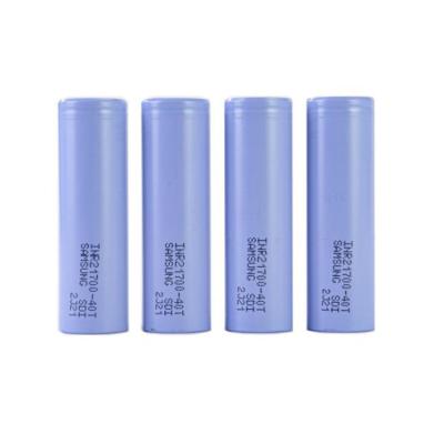 China Toys Bulk 40T INR21700-40T 3.7V 4000MAH 35A ​​Lithium Li Ion 21700 Rechargeable Battery For Samsung for sale