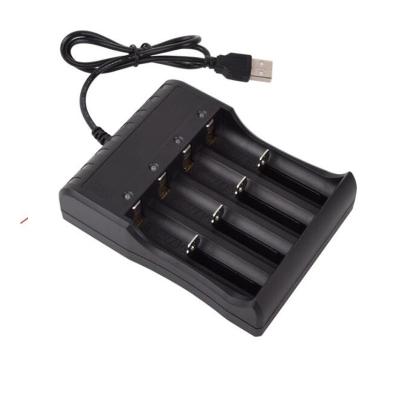 China 4 Charging Slot 3.7V Cheap 3.6V Liion Rechargeable 18650 16340 26650 Battery Charger for sale