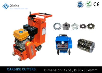 China Blastrac Bmp-265 Concrete Scarifier Machine , Dr Schulze Dbf-250 Floor Scabblers for sale