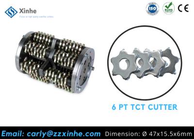 중국 바닥 처리 표면 스캐리파이어와 제분기 6 파인트 탄화물 커터 파인트 프레이즈반용 커터 6명 판매용