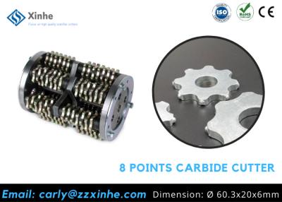 Chine Le carbure de tungstène insère des coupeurs de fraisage 8PT avec pour la déchaumeuse de 250mm à vendre