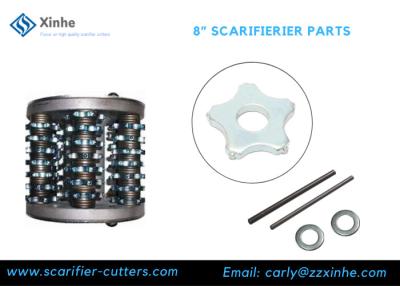 중국 바닥  제분기 위의 스캐리파이어 부속물 EDCO 5PT 카바이드 스캐리파이어 Cutters/ Shafts/ 스페이서 판매용