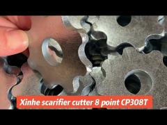 8 Points / Tips TCT Cutters Flails On Concrete Floor Scarifier Planers