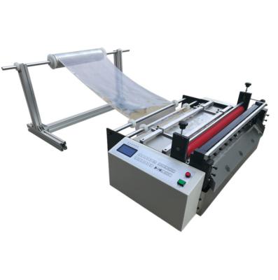 China Automatic Food PVC Nonwoven PE Roll To Sheet Cutter Computer Cutting Machine for sale