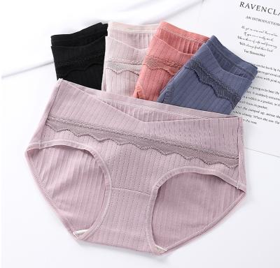 China Pure Silk Antibacterial Cotton Women Belly Lift Pregnant Ladies Antibacterial Crotch Maternity Panties Mulberry Low-waist Briefs for sale