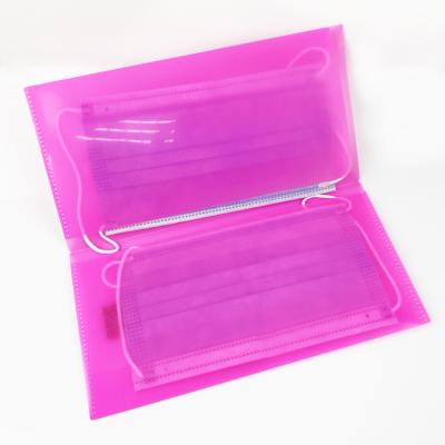 China OEM viable logo dust proof facemask portable storage file holder for sale