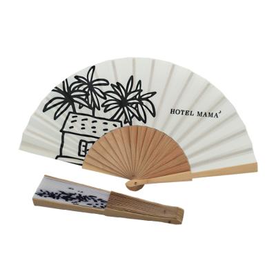 China Hand Held China Hand Fan Wooden Folding Wedding Fan For Wedding Favor for sale