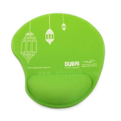 China With Wrist Rest Customized Silicone Mouse Pad Hand Guard Computer Accessories Printed Logo Green for sale