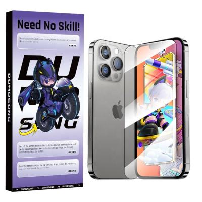 China Vacuum Plating Oleophobic Coating Full Screen Tempered Glass Screen Protector Raw Sheet Matte Screen Protector For Iphone 14 Pro Max for sale