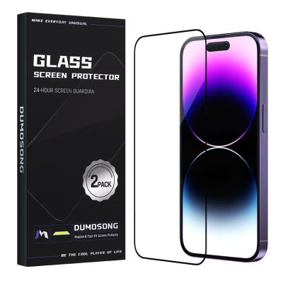 China Vacuum Plating Oleophobic Coating Oem Customized 9h Tempered Glass Hd High Transparency Film Screen Protector For Iphone 6 14 Pro Max for sale