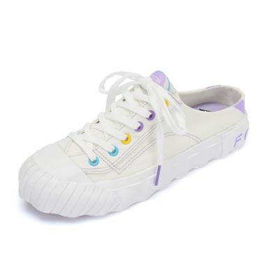 China EVA Insole Canvas Sports Shoes , Canvas Lace Up Shoes Sweat Absorbant for sale