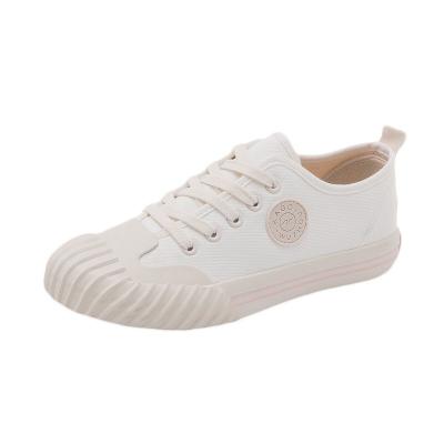 China Anti Slippery Ladies Canvas Sneakers Flat Heel 3CM Soles Height 35-41 Size for sale