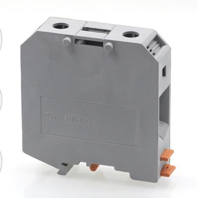 China Din Rail Fitting High Voltage Rail UKH50 Universal Type Terminal Block for sale