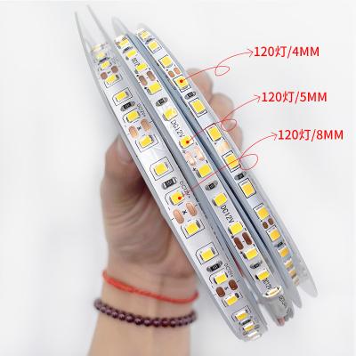 China LANDSCAPE Customized 2300K/2700K/3000K/4000K/5000K 120 Beads SMD 2835 Single Color 12V/24V Waterproof Led Light Strip for sale